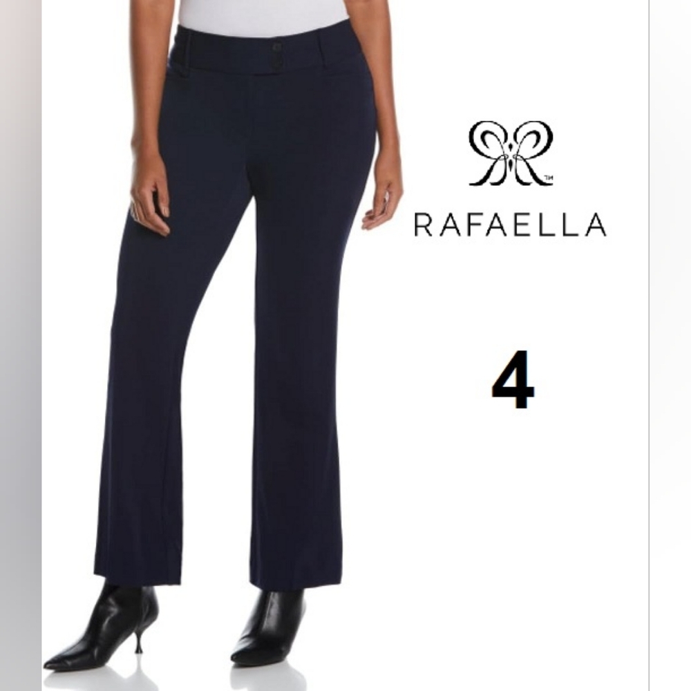 Rafaella Dress Pants - Size 4 - Navy, NWOT
